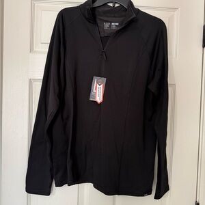 5.11 Tactical Black Women's Stratos 1/4 Zip Performance Top - XL